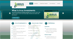 Desktop Screenshot of irrusinvestments.com